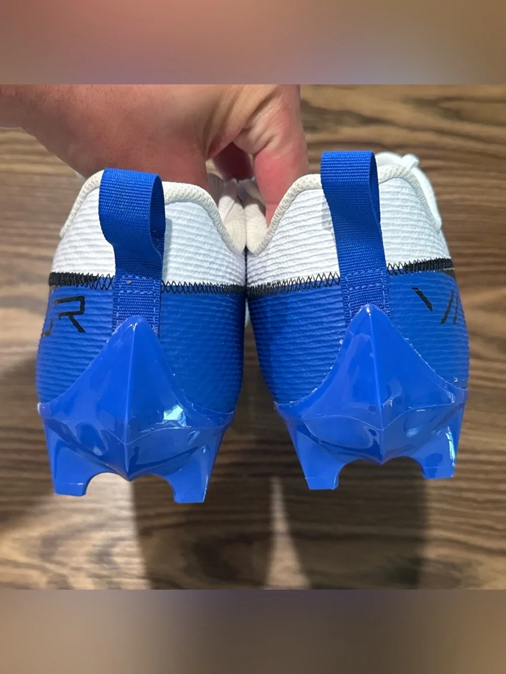 Size 12 Nike Vapor Edge Speed 360 2 Football Cleats White Hyper Royal FQ4045-105